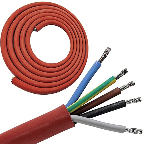 Silikonkabel SiHF 5 × 2,5 mm²