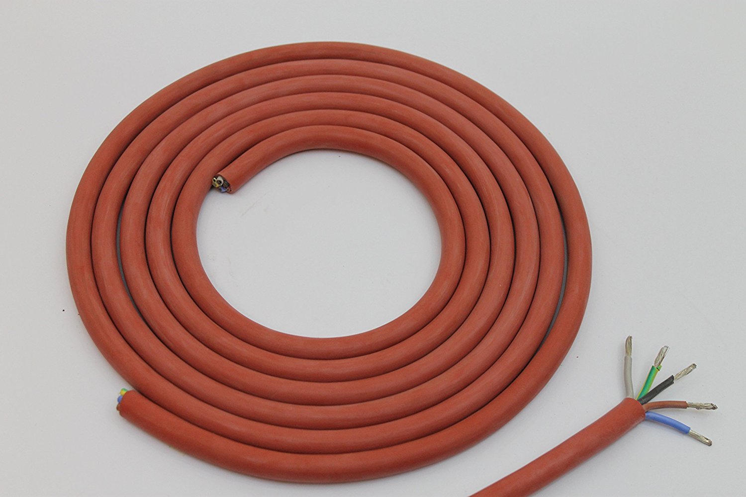 10 Meter Silikonkabel 7x1,5 Mm² – Hitzebeständig Bis 180°C Für Sauna & Industrie