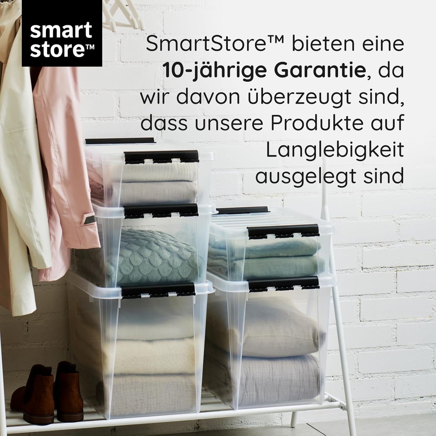 61 Liter Orthex Aufbewahrungsboxen Deckel Clipverschluss Lebensmittelecht Transparent