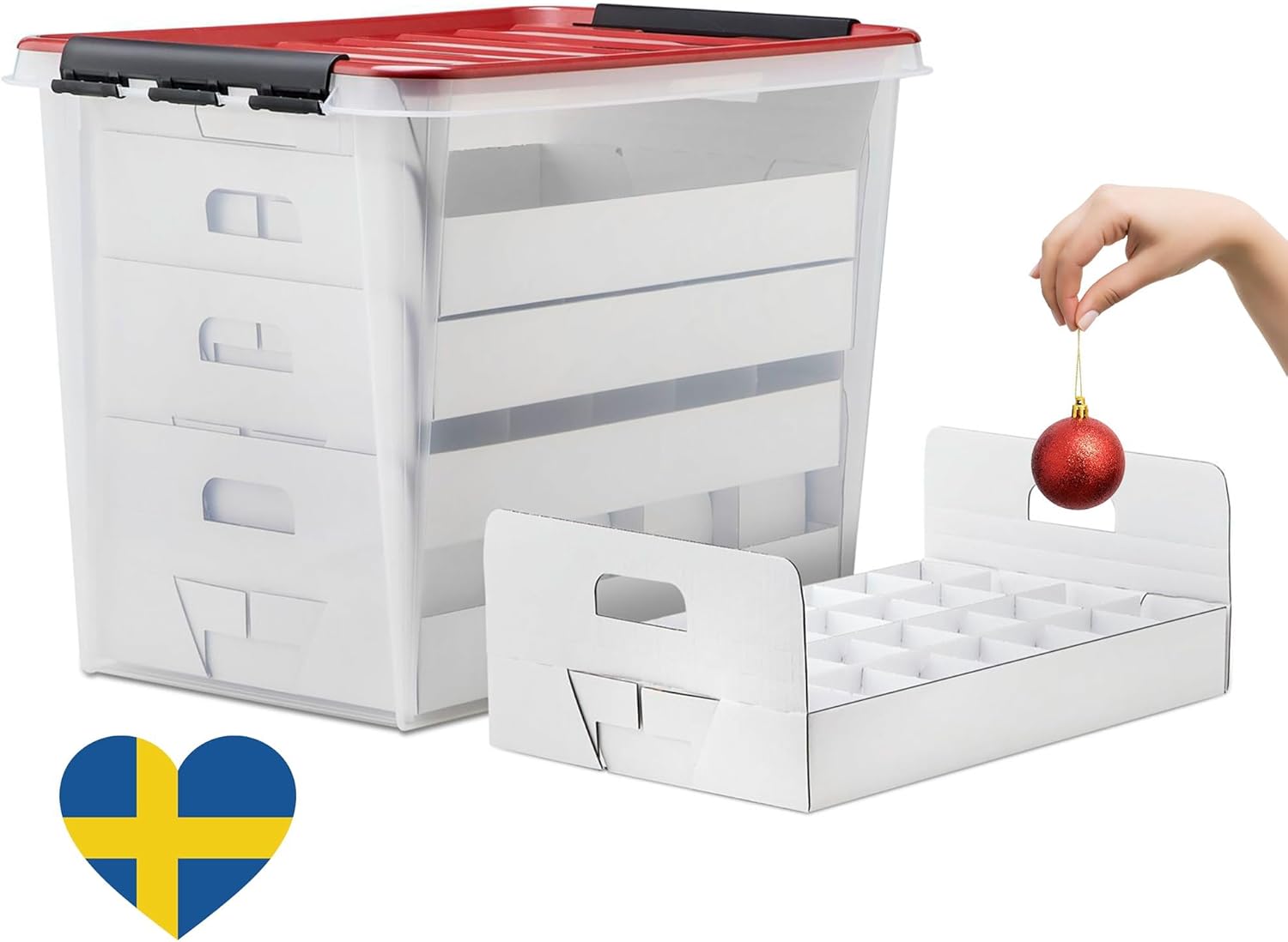 Weihnachtskugel-Aufbewahrungsboxen