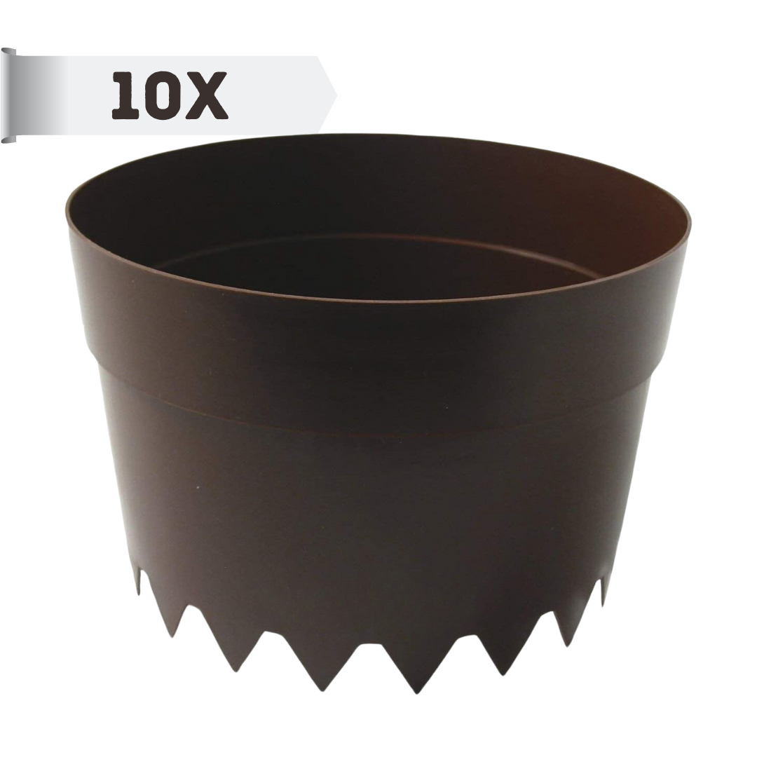 20 cm AQUARING 10er-Set, Pflanzenbewässerung, Bewässerungssystem, Gießring, Pflanzring