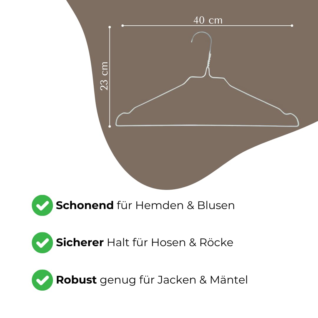 Drahtbügel weiß, 100–450 Stück