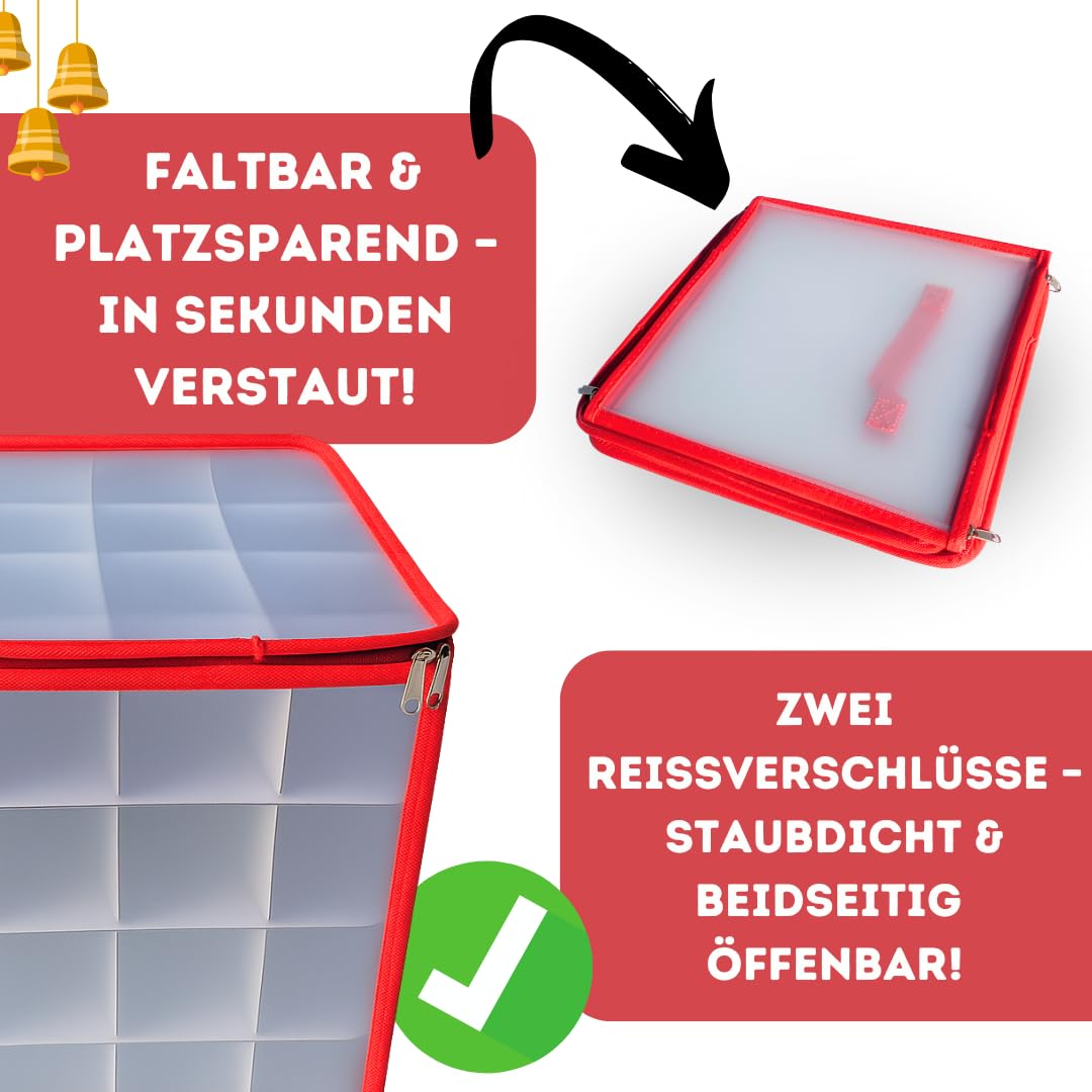 Faltbox für Weihnachtskugeln S