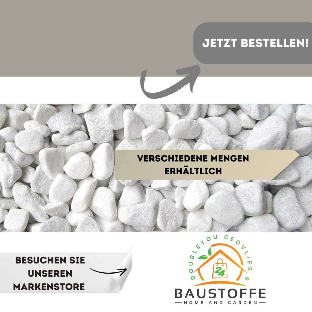Zierkies weiß, Marmor 18–25 mm