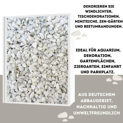 Zierkies weiß, Marmor 7–15 mm