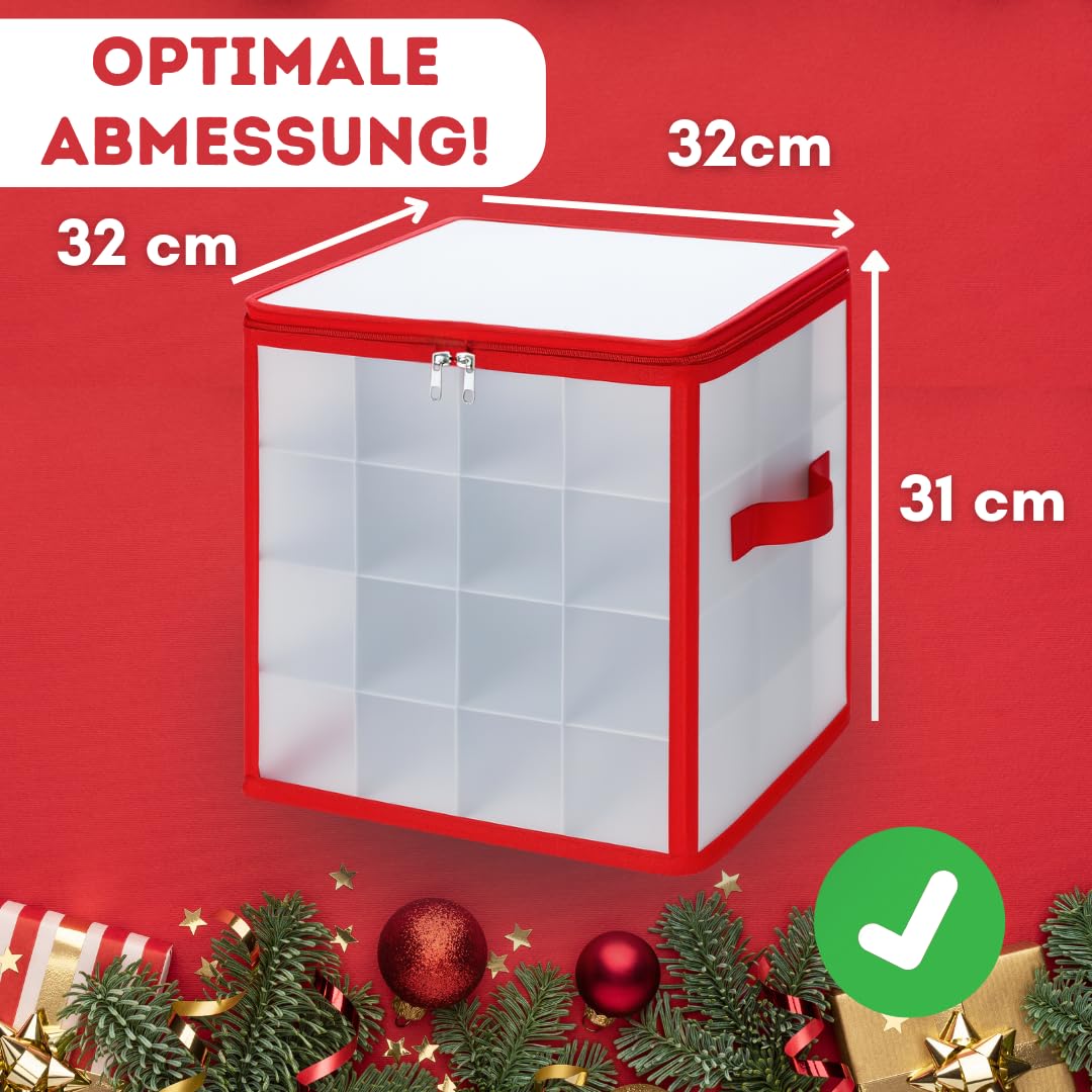 Faltbox für Weihnachtskugeln S
