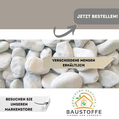 Zierkies weiß, Marmor 7–15 mm