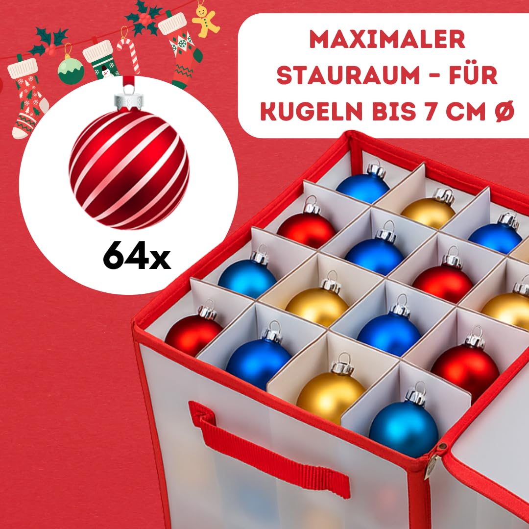 Faltbox für Weihnachtskugeln S