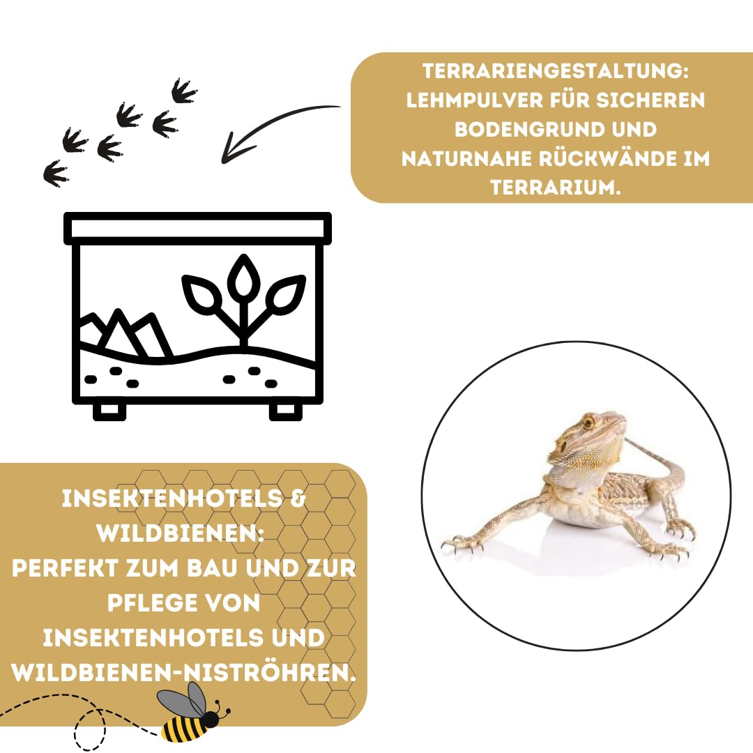 Lehmpulver, Naturlehm 1–20 kg