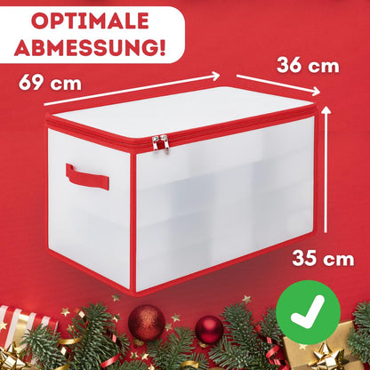 Abmessungen der Faltbox XL: 69 × 36 × 35 cm
