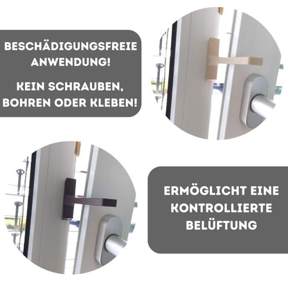 Fensterfeststeller für Kippfenster, 4er-Set