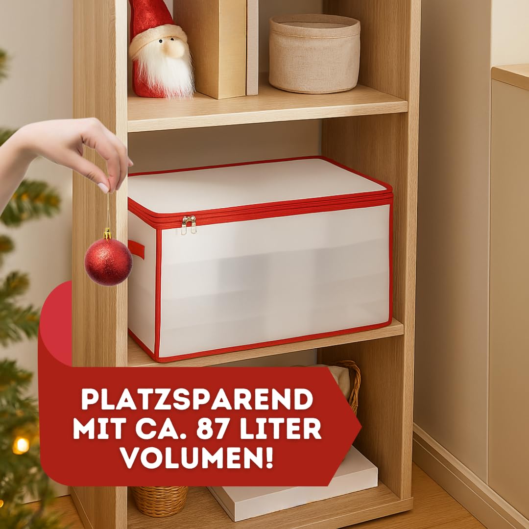 Faltbox XL im Regal, Kugel wird eingelegt