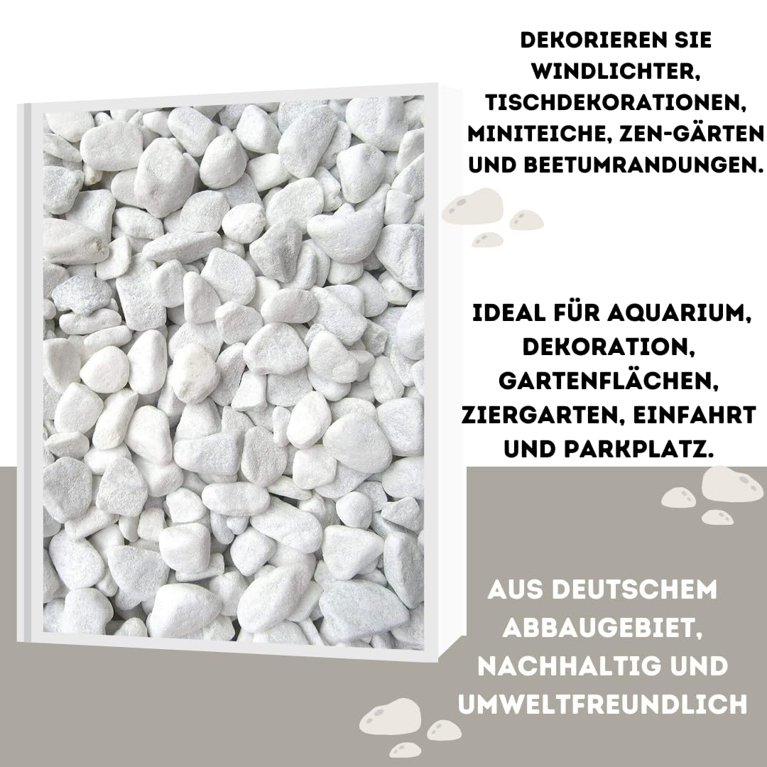 Zierkies weiß, Marmor 18–25 mm