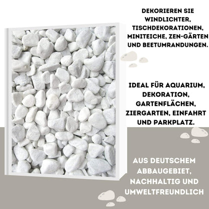 Zierkies weiß, Marmor 18–25 mm