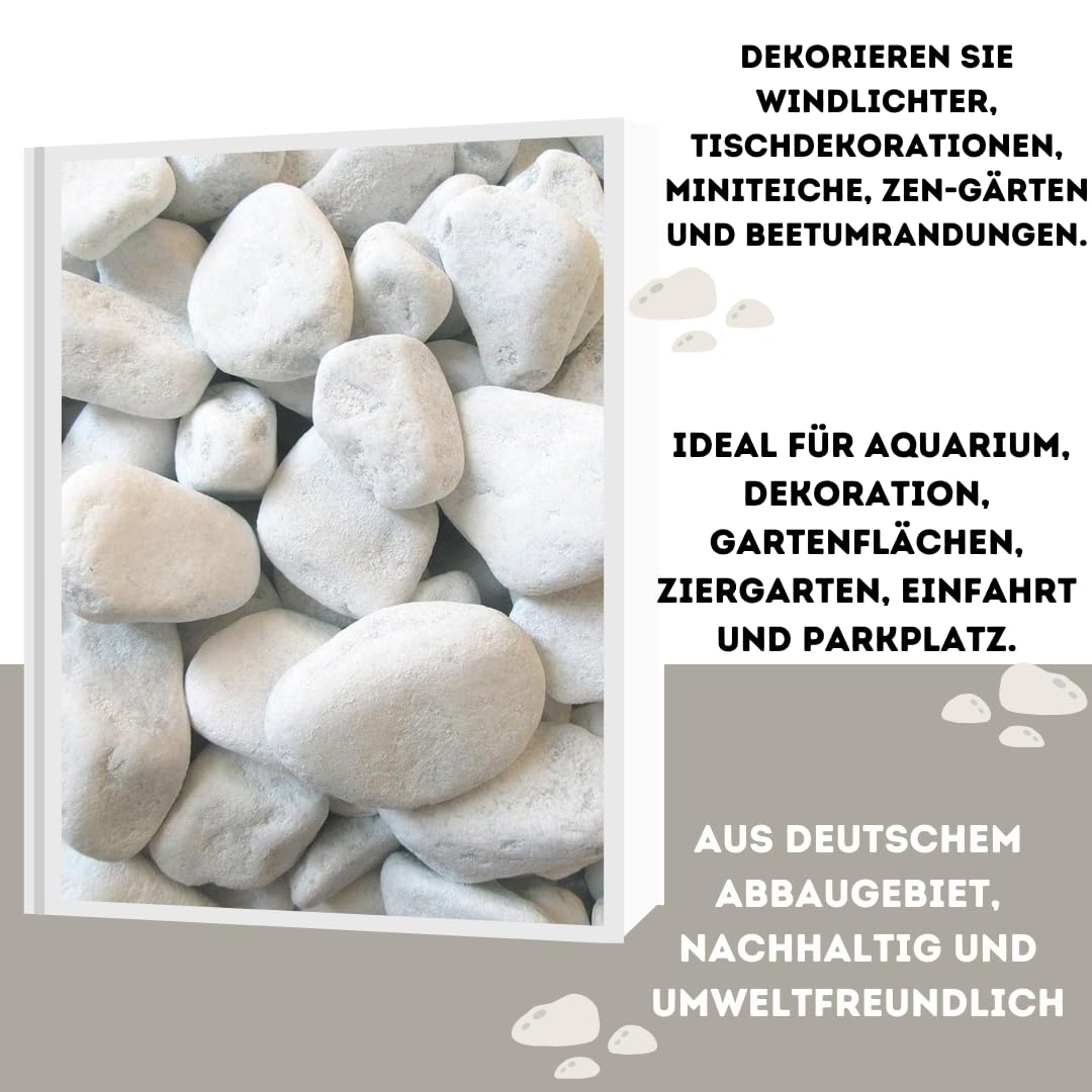 Zierkies weiß, Marmor 40–60 mm