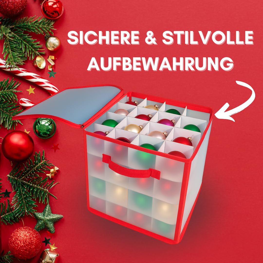 Faltbox für Weihnachtskugeln S