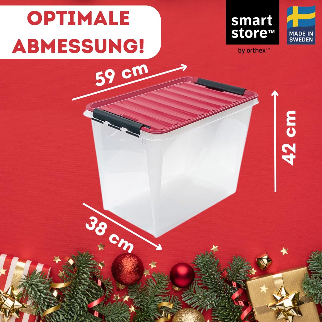 Weihnachtskugel-Box 61 Liter im 2er-Set