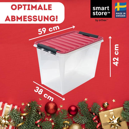 Weihnachtskugel-Box 61 Liter im 2er-Set