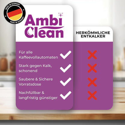 AmbiClean Entkalkungstabletten für Kaffeevollautomaten