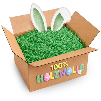 Ostergras grün aus Holzwolle