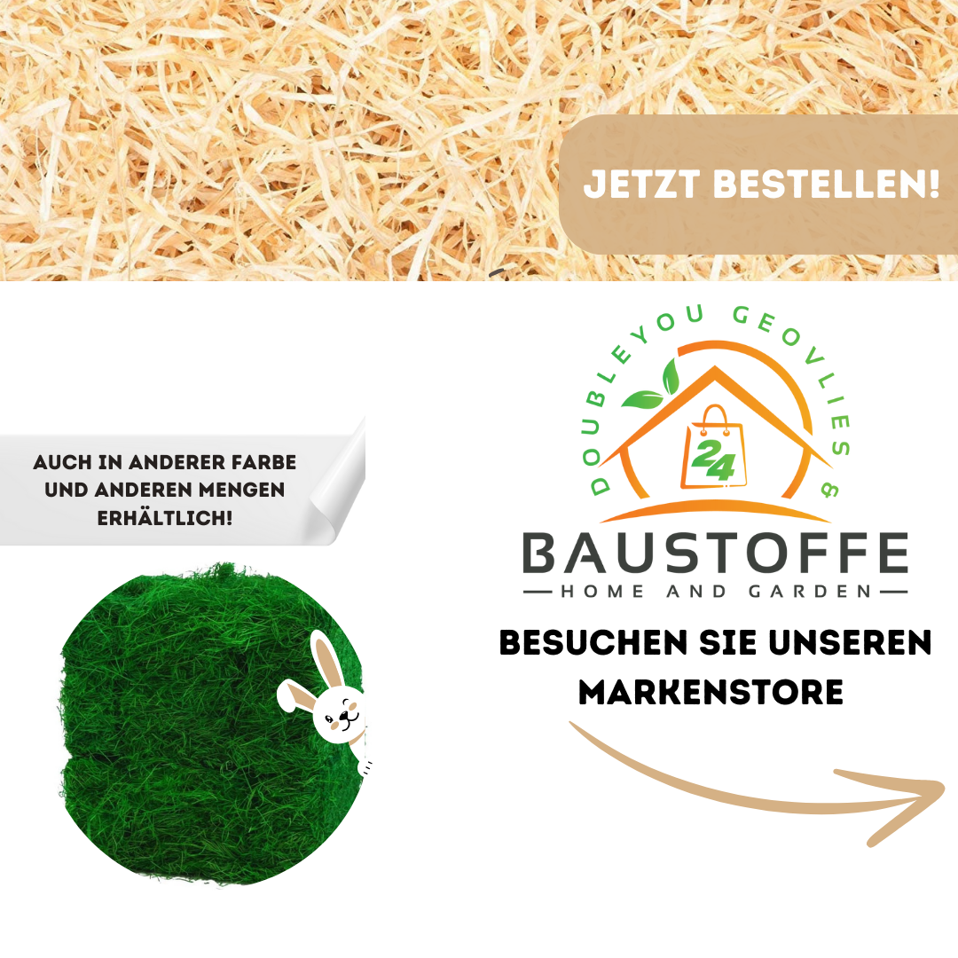1-20 Kilogramm (Kg) Holzwolle | Natur | Erdbeerholzwolle | In Deutschland hergestellt | Ideal als Füllmaterial oder zur Dekoration | Unbehandelt
