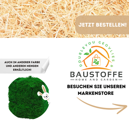 1-20 Kilogramm (Kg) Holzwolle | Natur | Erdbeerholzwolle | In Deutschland hergestellt | Ideal als Füllmaterial oder zur Dekoration | Unbehandelt