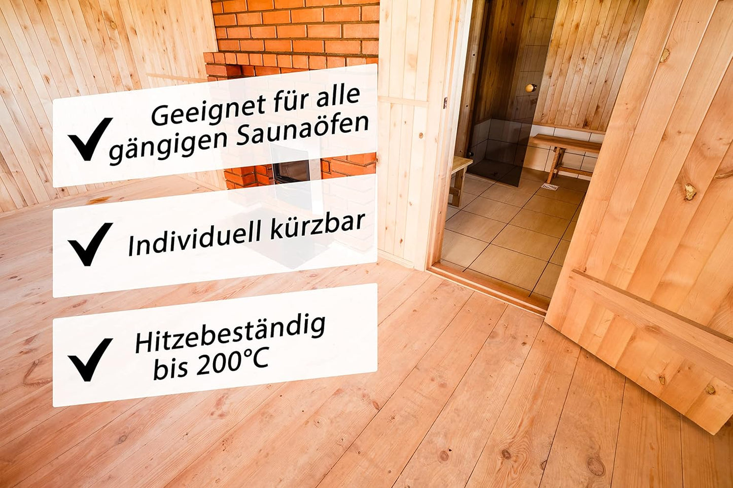 1-20 Meter (m) Silikonkabel 5x2,5 mm² | SiHF | Hitzebeständige und flexible Silikonleitung | Saunakabel | Optimal für Saunaöfen | -60°C bis +180°C | Wärmegeräte, Scheinwerfer, Heizkraftwerke etc.