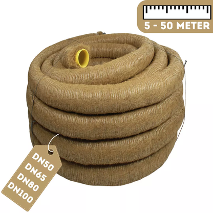 Drainagerohr mit Kokosfilter- Kokosdrainage