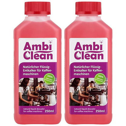 AmbiClean Flüssig-Entkalker für Kaffeevollautomat etc. 2x250 ml | 500 ml - Ambideluxe GmbH