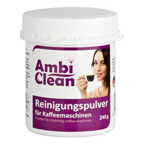 AmbiClean Reinigungspulver für Kaffeemaschinen,240g, Aktivsauerstoff - Ambideluxe GmbH